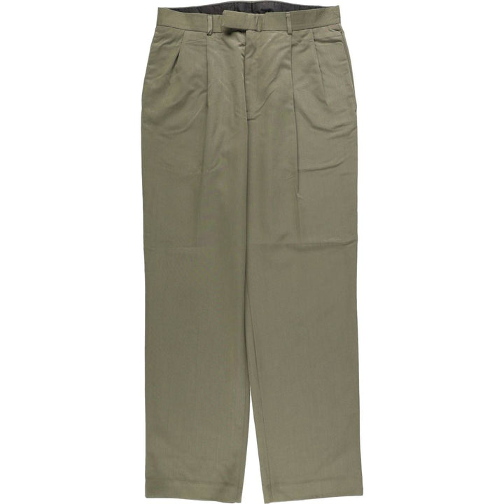 Donna Karan New York (DKNY) slacks pants, men's size W33 (approx.) unclear Khaki type Vintage Second Hand