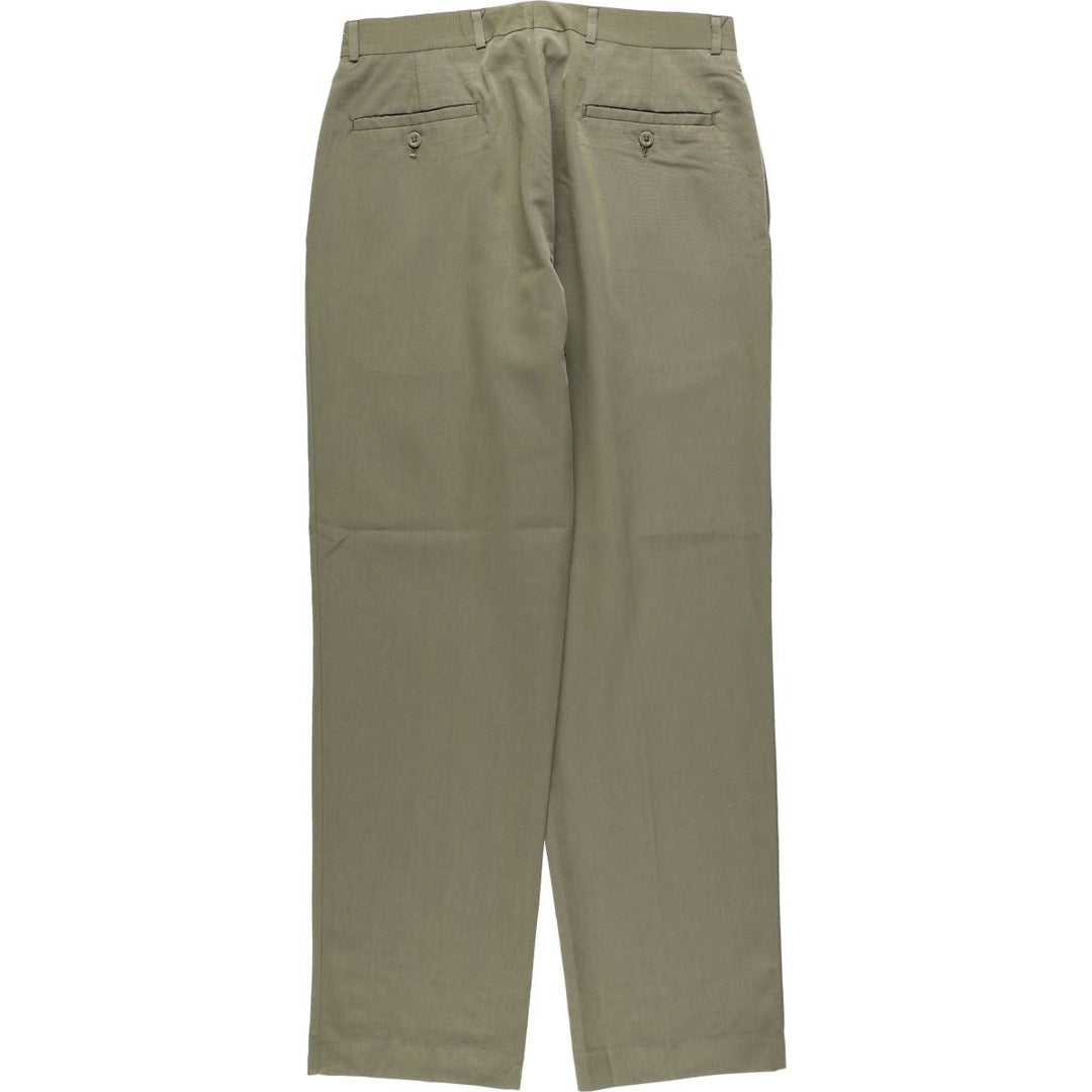 Donna Karan New York (DKNY) slacks pants, men's size W33 (approx.) unclear Khaki type Vintage Second Hand