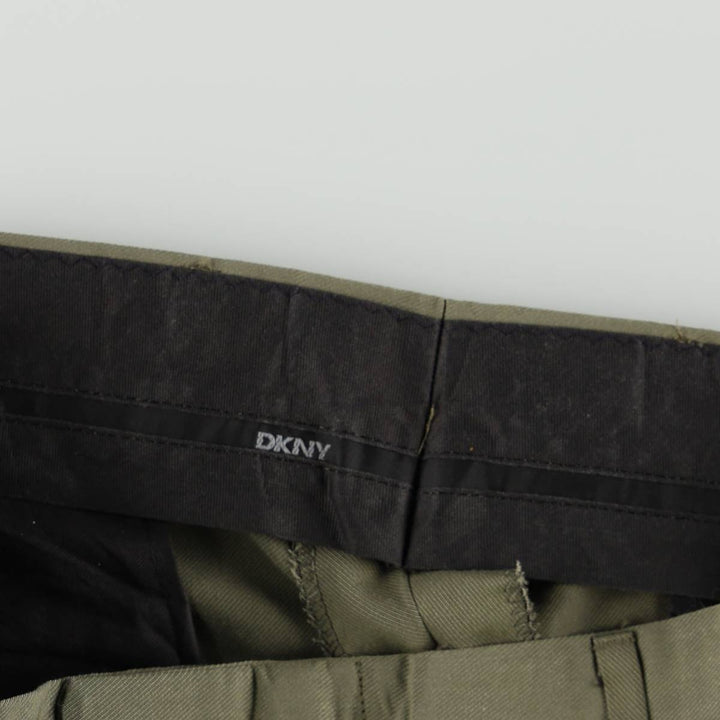 Donna Karan New York (DKNY) slacks pants, men's size W33 (approx.) unclear Khaki type Vintage Second Hand