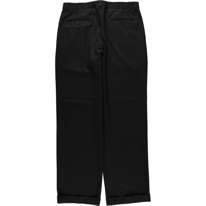 J.Crew wool trousers, men's size W35 (approx.) wool black type Vintage Second Hand