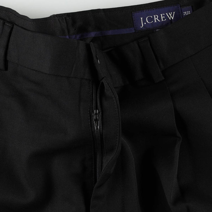 J.Crew wool trousers, men's size W35 (approx.) wool black type Vintage Second Hand