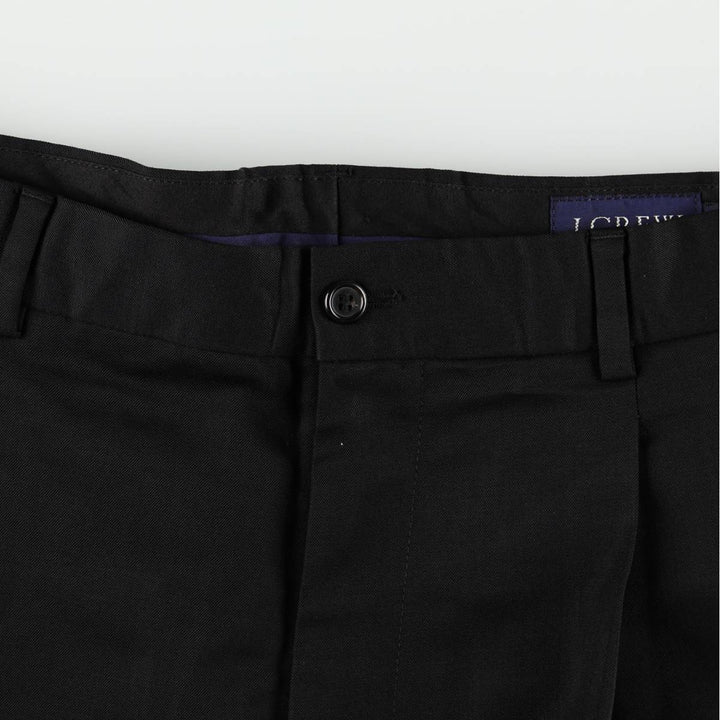 J.Crew wool trousers, men's size W35 (approx.) wool black type Vintage Second Hand