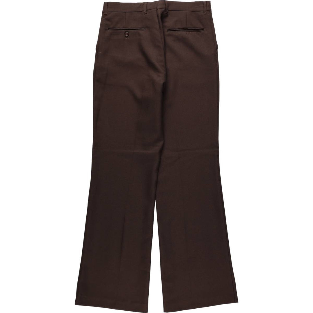 90'S Vintage Men's Slacks, Size W32 unclear dark chocolate Vintage Second Hand