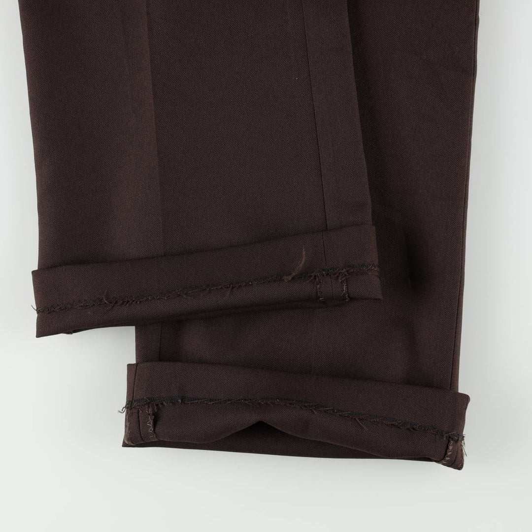 90'S Vintage Men's Slacks, Size W32 unclear dark chocolate Vintage Second Hand