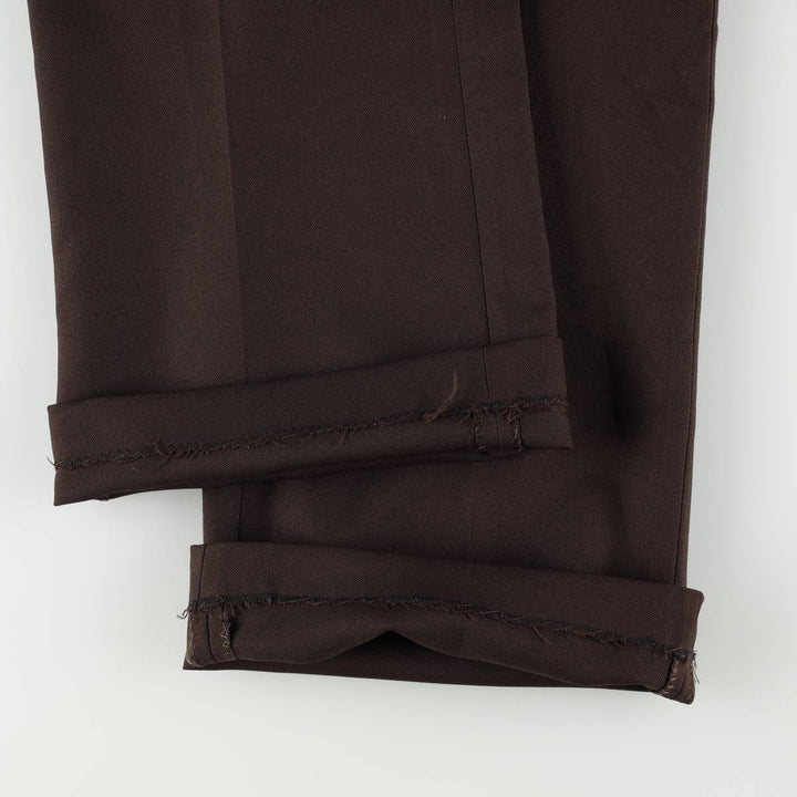 90'S Vintage Men's Slacks, Size W32 unclear dark chocolate Vintage Second Hand