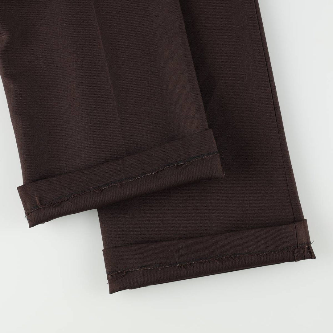 90'S Vintage Men's Slacks, Size W32 unclear dark chocolate Vintage Second Hand