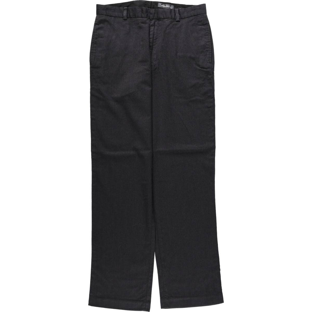 Eddie Bauer STRETCH Wool Trousers/Slacks, Men's Size W34 (approx.) wool Charcoal Vintage Second Hand