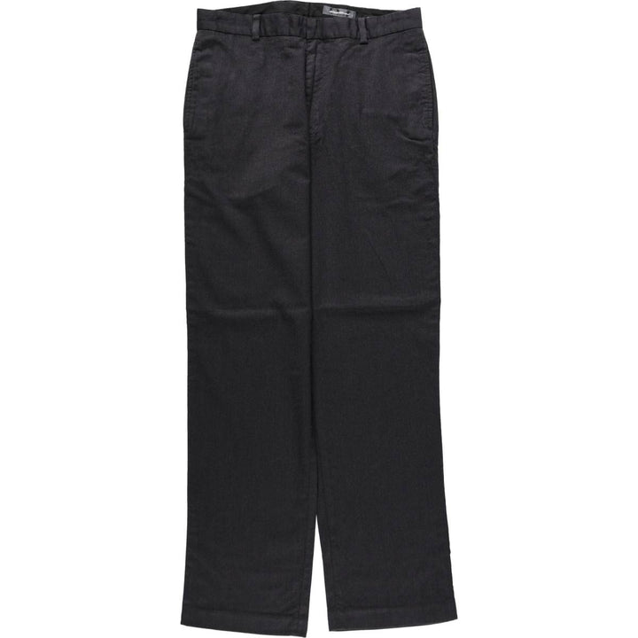 Eddie Bauer STRETCH Wool Trousers/Slacks, Men's Size W34 (approx.) wool Charcoal Vintage Second Hand
