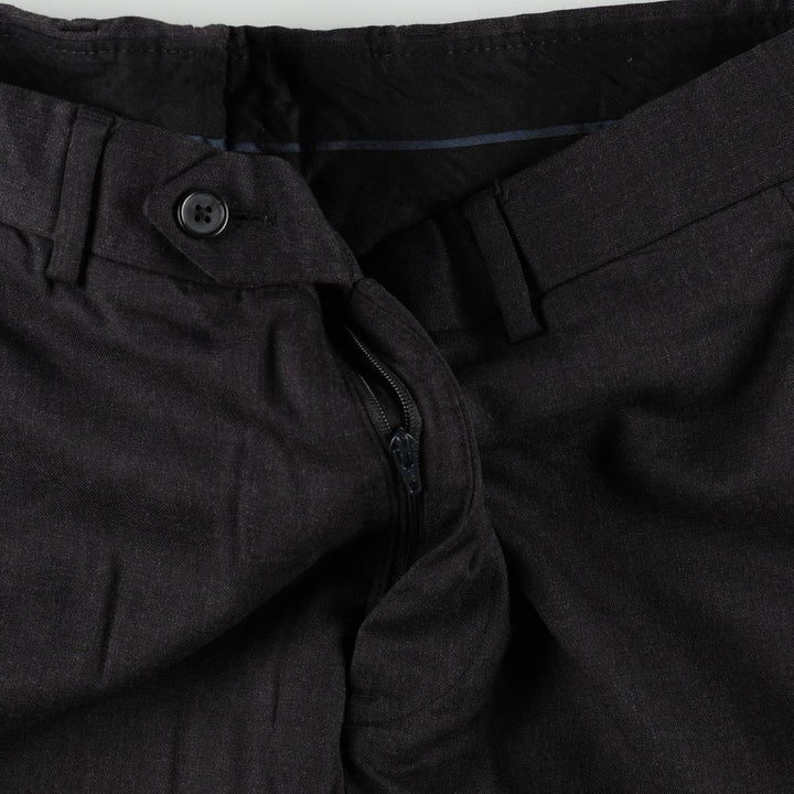 Brooks Brothers 1818 Fitzgerald wool trousers/slacks, made in the USA, men's size W33 (approx.). wool black type Vintage Second Hand