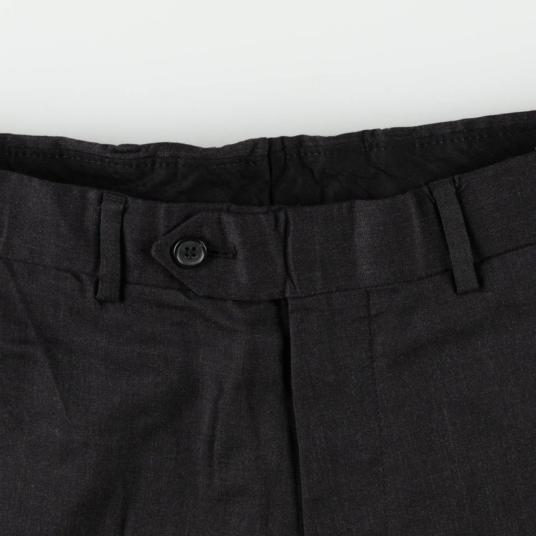 Brooks Brothers 1818 Fitzgerald wool trousers/slacks, made in the USA, men's size W33 (approx.). wool black type Vintage Second Hand