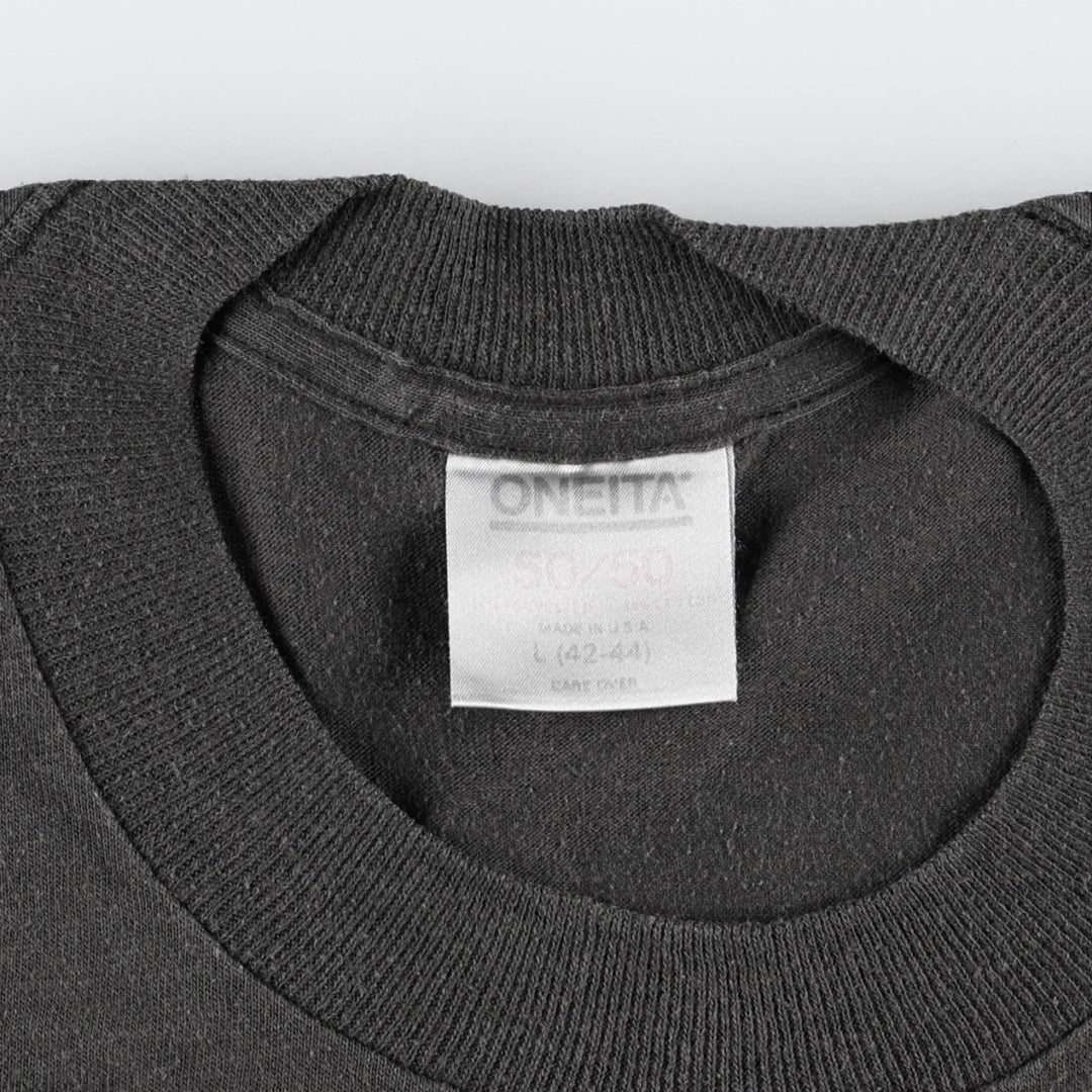 ONEITA 50 cotton Charcoal Vintage Second Hand