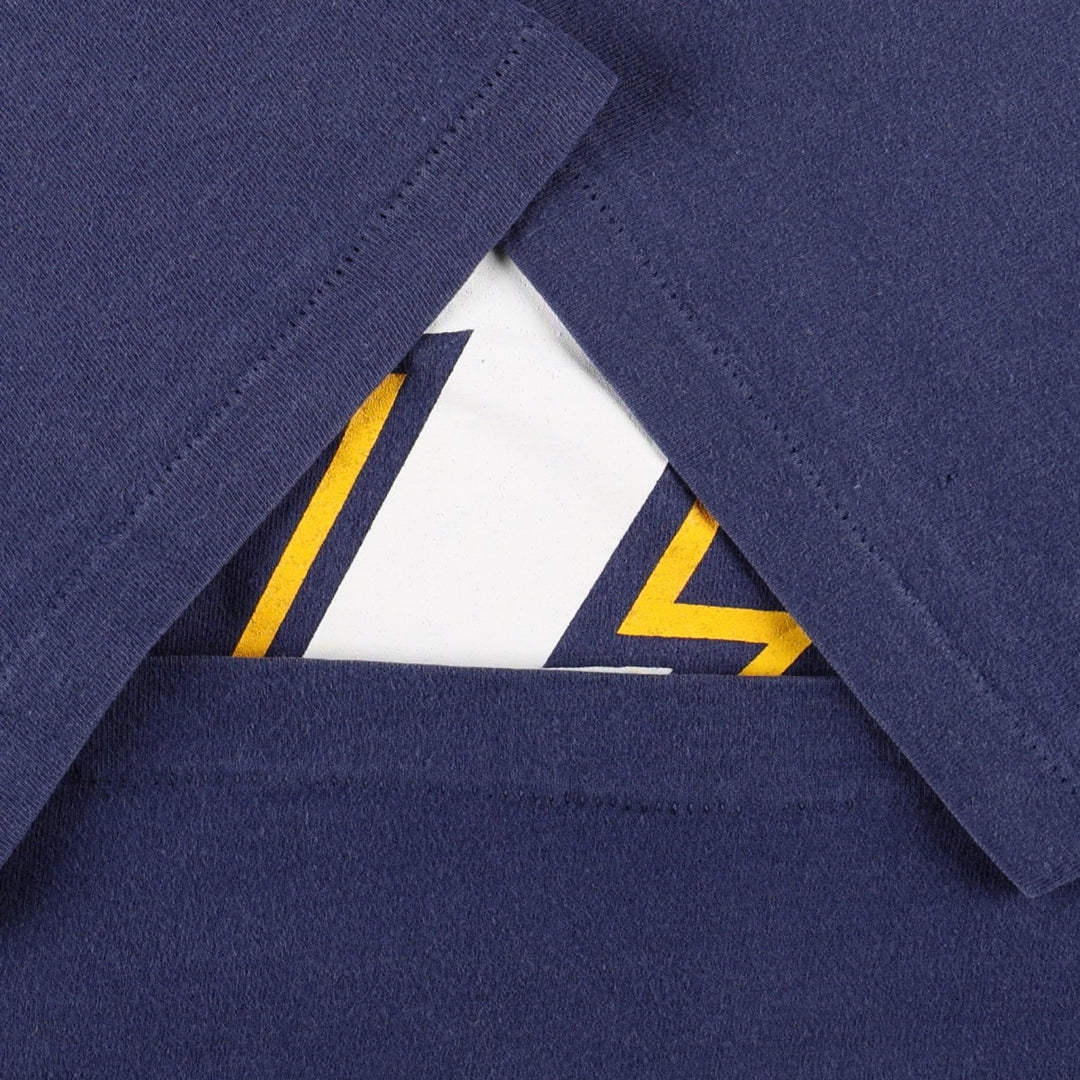 90'S Hanes NFL Los Angeles Chargers Logo Print T-Shirt, Made in USA, Men's XL (approx.), Vintage cotton navy blue type Vintage Second Hand