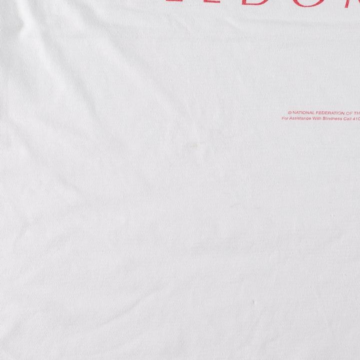 80'S SHORT HILLS TEE American flag print t-shirt, men's size XL equivalent, vintage. cotton white type Vintage Second Hand