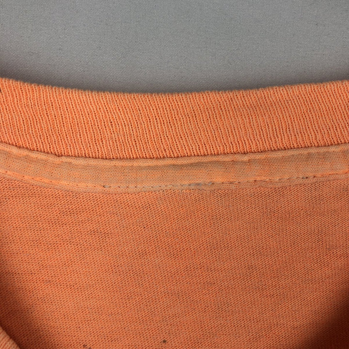 90'S Vintage Printed T-Shirt, Men's XL unclear orange type Vintage Second Hand