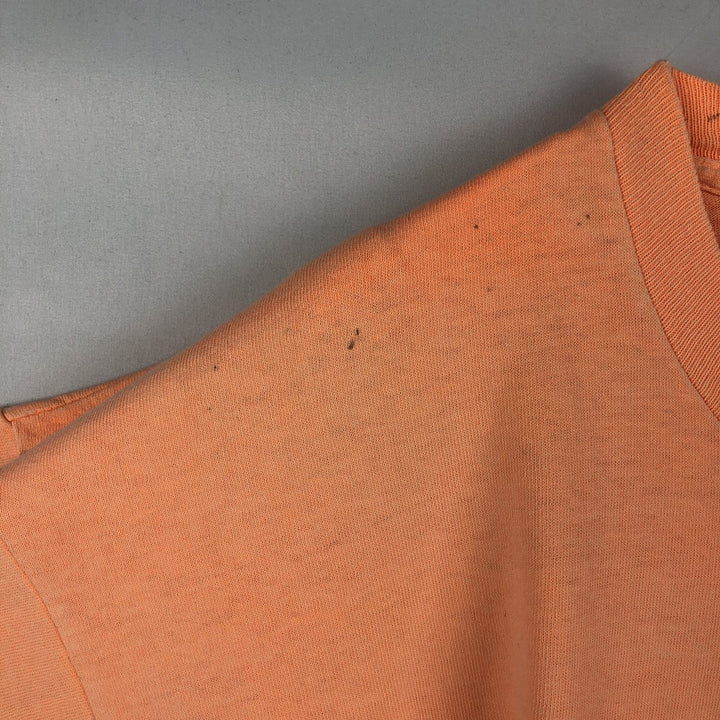 90'S Vintage Printed T-Shirt, Men's XL unclear orange type Vintage Second Hand