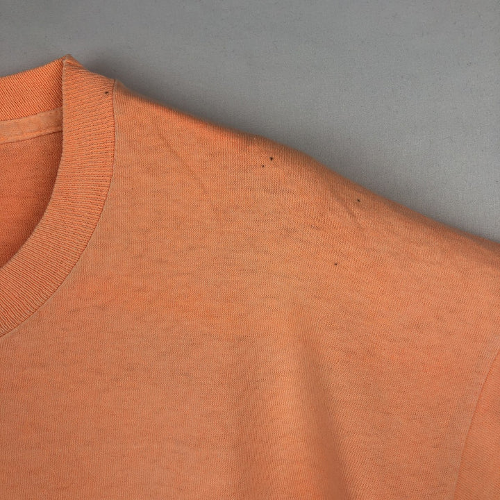 90'S Vintage Printed T-Shirt, Men's XL unclear orange type Vintage Second Hand