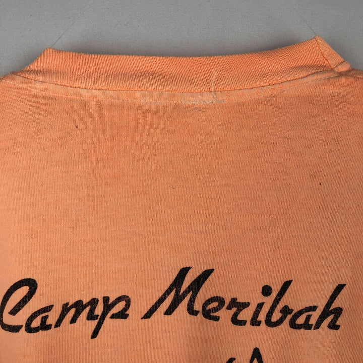 90'S Vintage Printed T-Shirt, Men's XL unclear orange type Vintage Second Hand