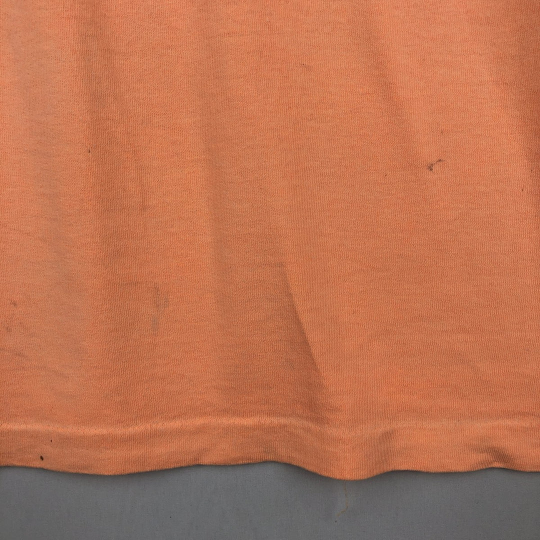 90'S Vintage Printed T-Shirt, Men's XL unclear orange type Vintage Second Hand