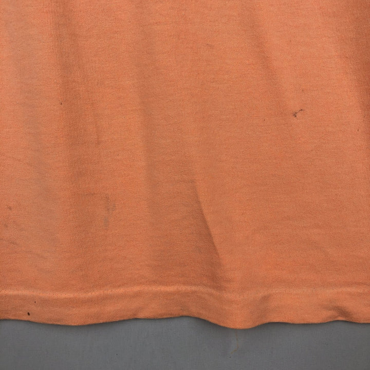 90'S Vintage Printed T-Shirt, Men's XL unclear orange type Vintage Second Hand