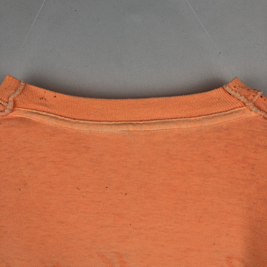 90'S Vintage Printed T-Shirt, Men's XL unclear orange type Vintage Second Hand