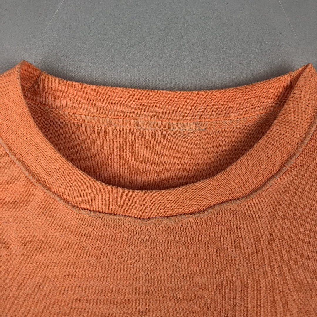 90'S Vintage Printed T-Shirt, Men's XL unclear orange type Vintage Second Hand