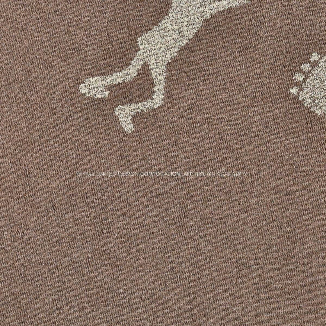 90'S SOFT GOODS Petroglyph Print T-Shirt, Men's Size L (Equivalent), Vintage cotton brown type Vintage Second Hand