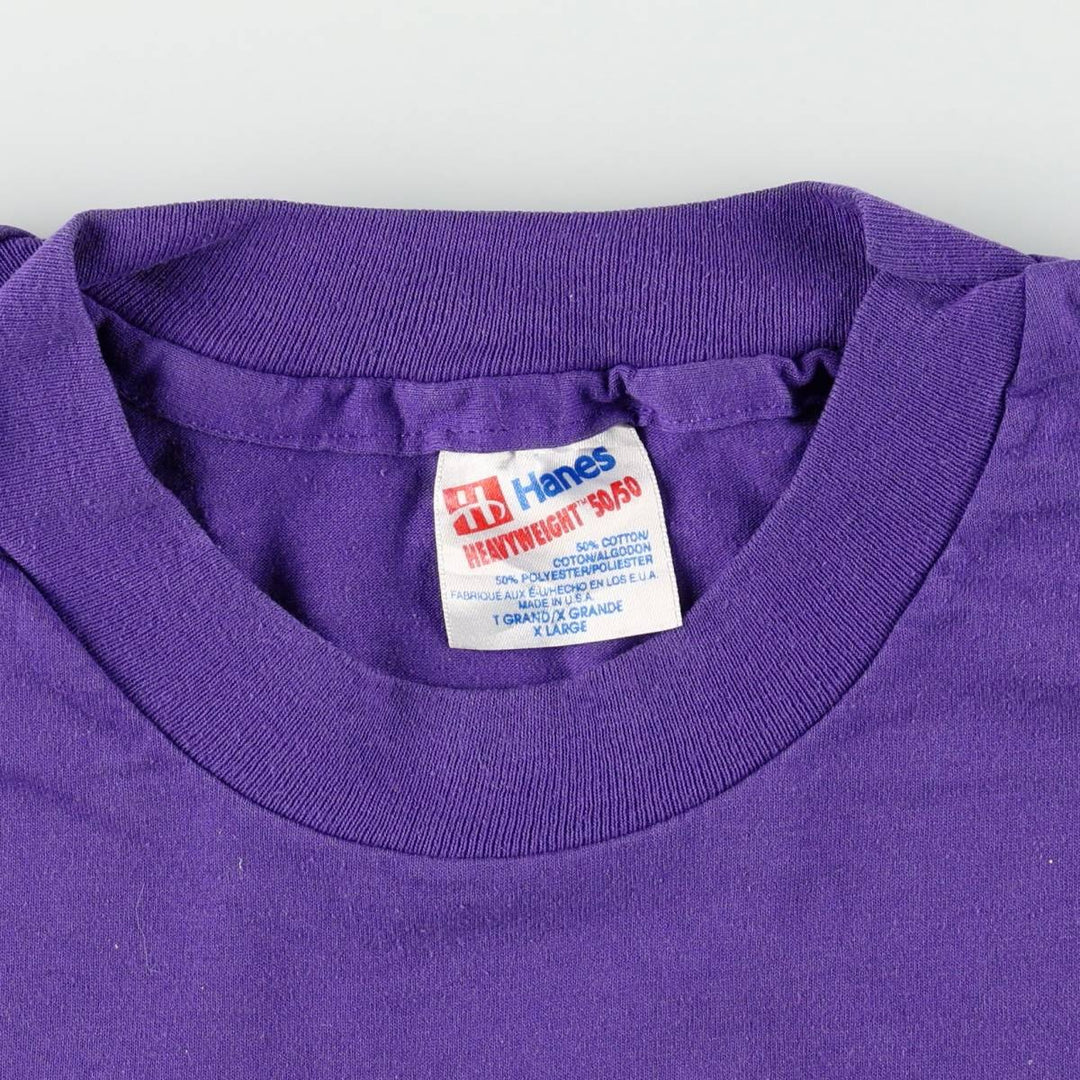 90'S Hanes COLORADO BALLET Print T-Shirt, Made in USA, Men's XL equivalent, Vintage cotton purple type Vintage Second Hand