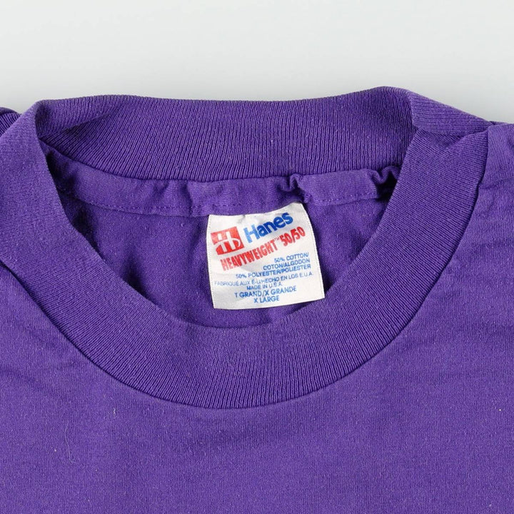 90'S Hanes COLORADO BALLET Print T-Shirt, Made in USA, Men's XL equivalent, Vintage cotton purple type Vintage Second Hand