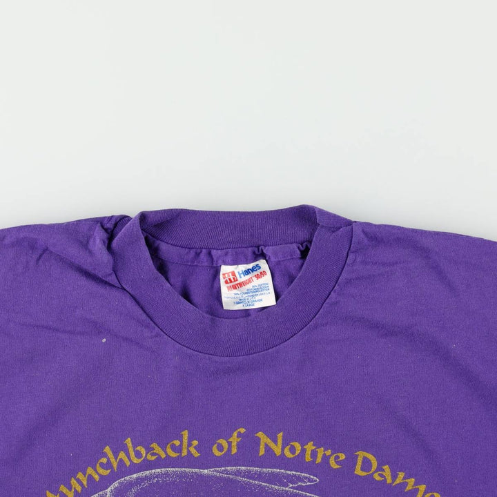 90'S Hanes COLORADO BALLET Print T-Shirt, Made in USA, Men's XL equivalent, Vintage cotton purple type Vintage Second Hand