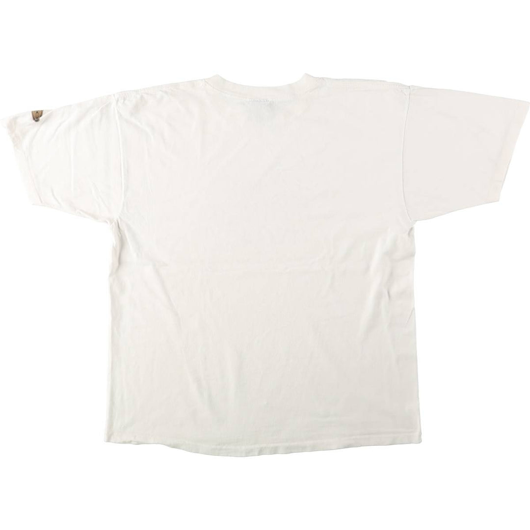 90'S OGIO Print T-Shirt, Made in USA, Men's XL equivalent, Vintage cotton white type Vintage Second Hand