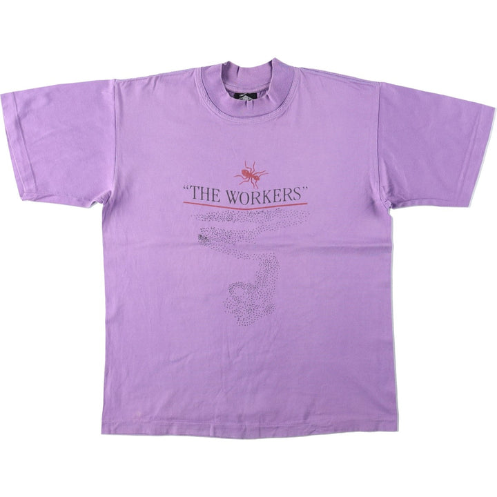 ~90'S GOTCHA Surf Skate T-Shirt, Men's Size L (approx.), Vintage cotton purple type Vintage Second Hand