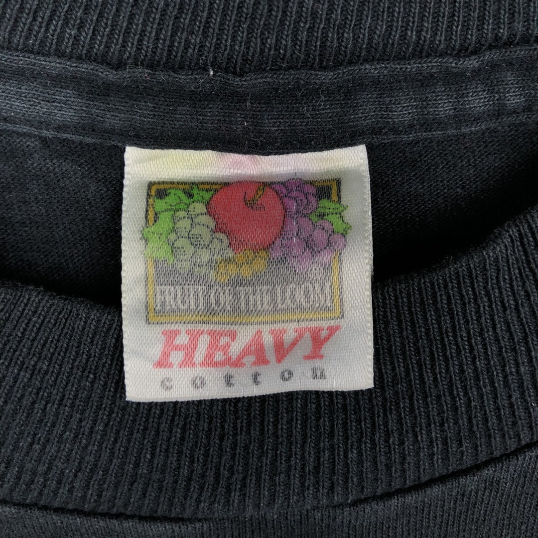 90'S Fruit of the Loom Periodic Table Print T-Shirt, Men's XL (approx.), Vintage cotton black type Vintage Second Hand