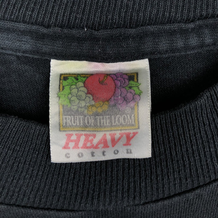 90'S Fruit of the Loom Periodic Table Print T-Shirt, Men's XL (approx.), Vintage cotton black type Vintage Second Hand