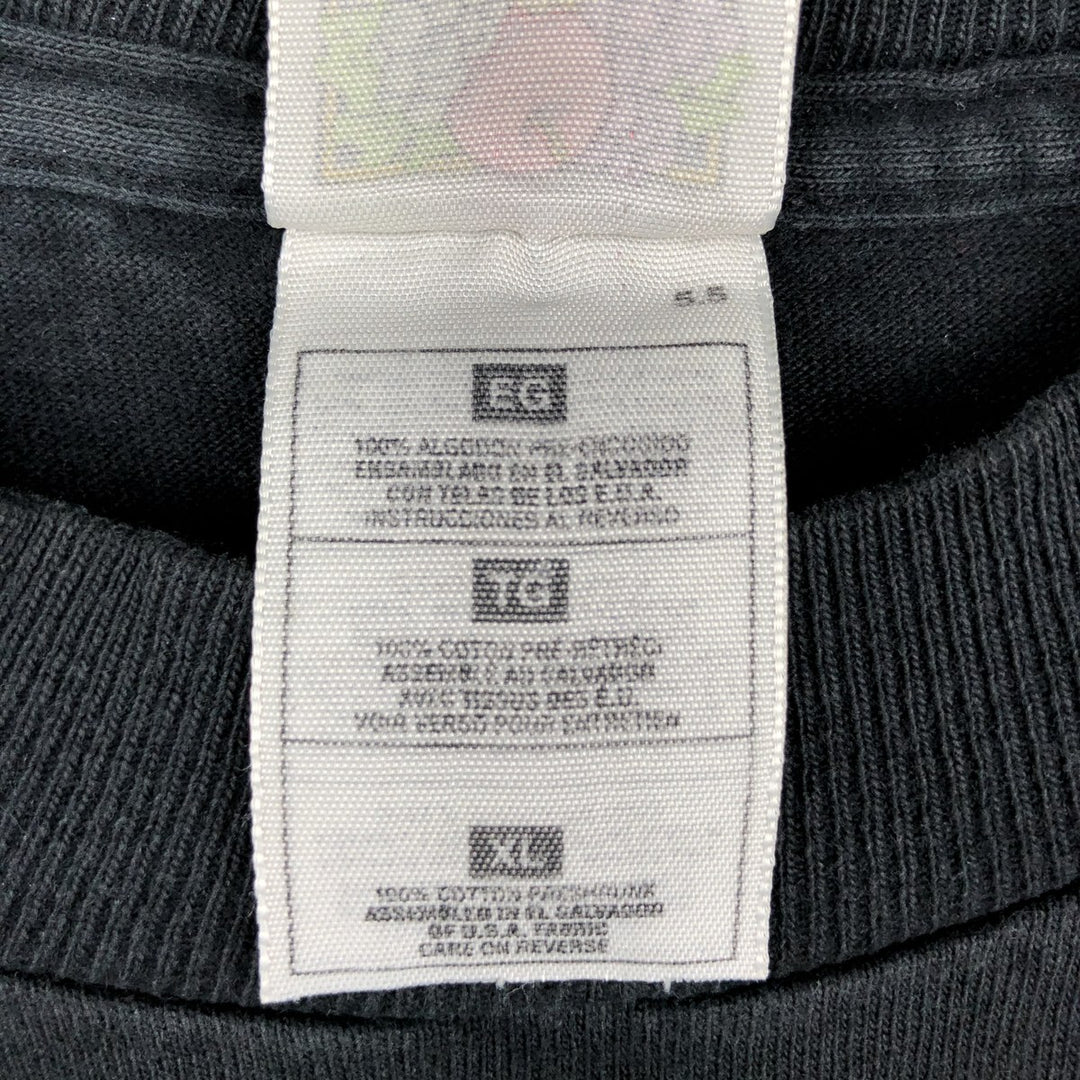90'S Fruit of the Loom Periodic Table Print T-Shirt, Men's XL (approx.), Vintage cotton black type Vintage Second Hand