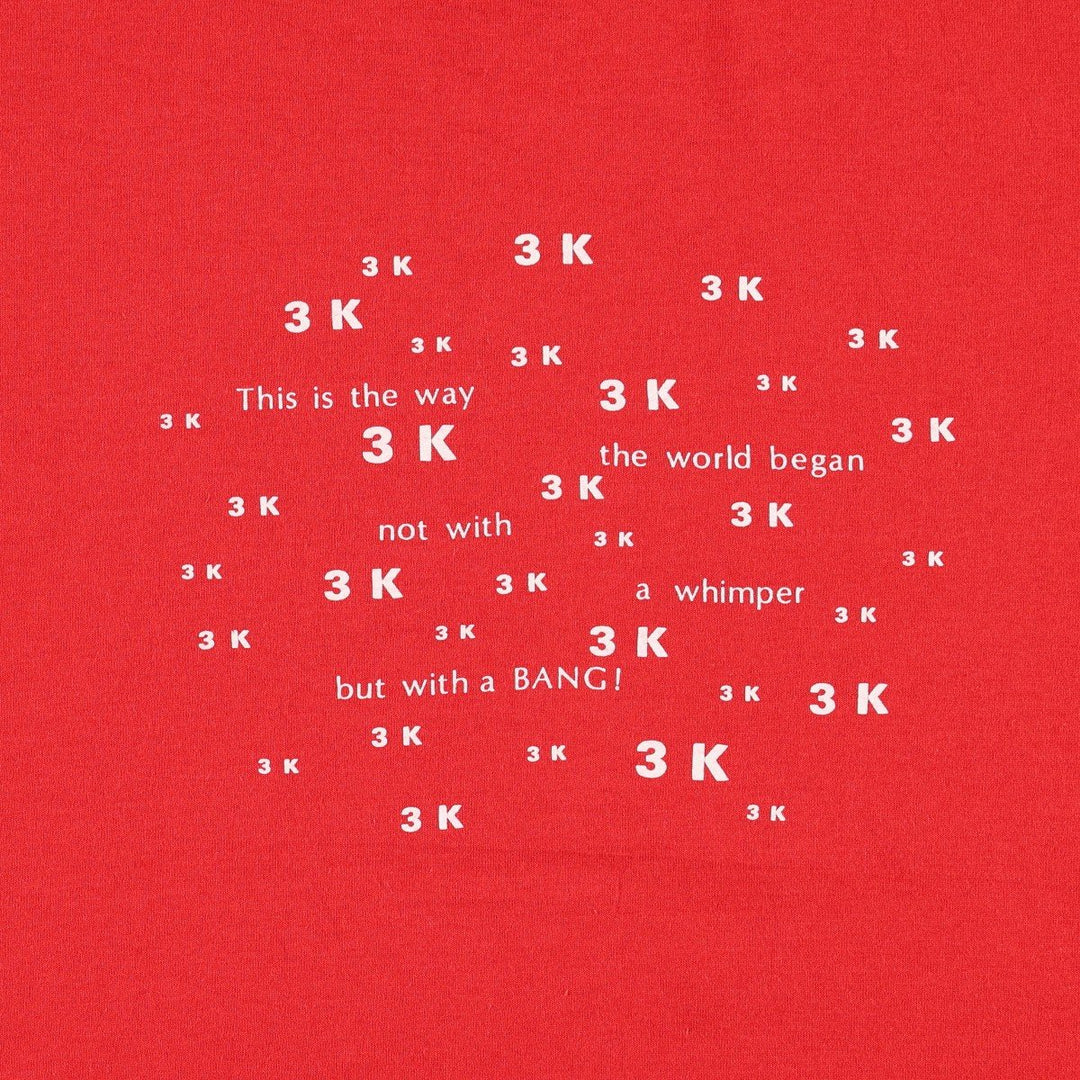 90'S SCREEN STARS Message Print T-Shirt Made in USA Men's XL Vintage cotton red type Vintage Second Hand