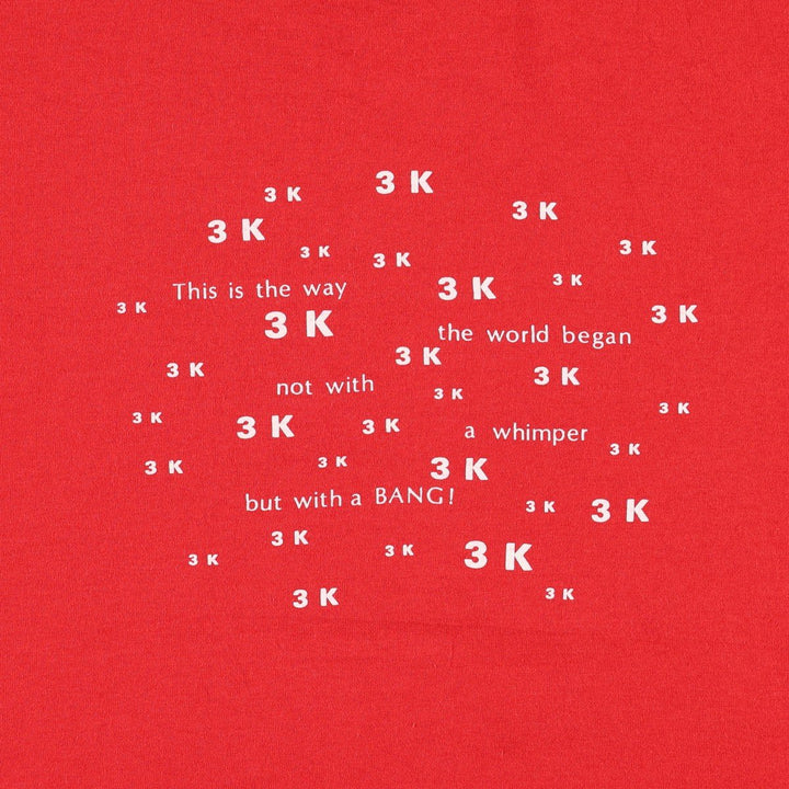 90'S SCREEN STARS Message Print T-Shirt Made in USA Men's XL Vintage cotton red type Vintage Second Hand