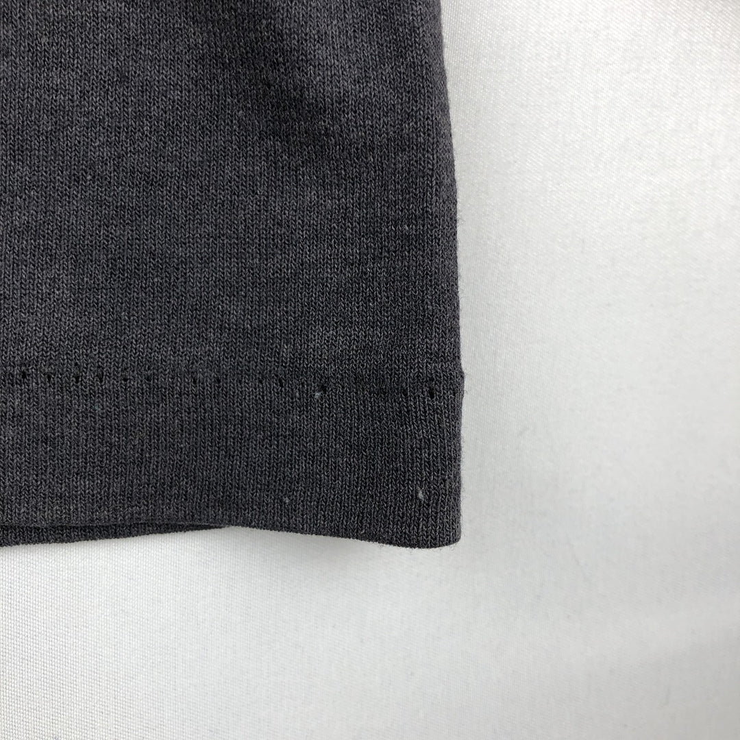 Vintage 90'S printed T-shirt, men's size M equivalent, single stitching. unclear black type Vintage Second Hand