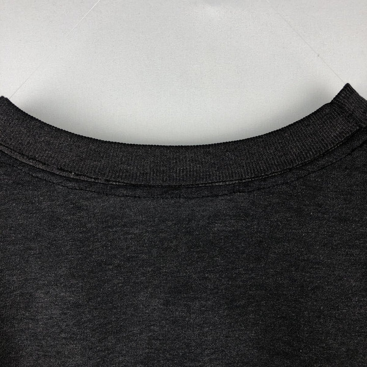 Vintage 90'S printed T-shirt, men's size M equivalent, single stitching. unclear black type Vintage Second Hand