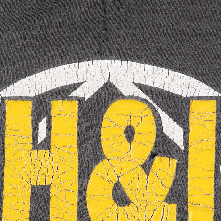90'S NA Narcotics Anonymous Eagle Pattern Print T-Shirt Men's XL (approx.) Vintage unclear black type Vintage Second Hand