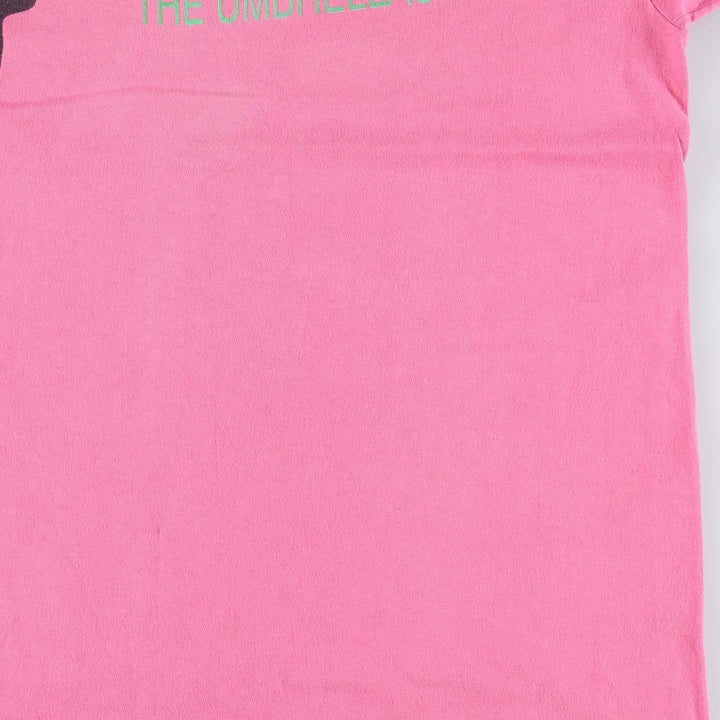 80'S Hanes BEEFY-T Kanji Print T-Shirt, Made in USA, Men's Size L (Equivalent), Vintage cotton pink type Vintage Second Hand