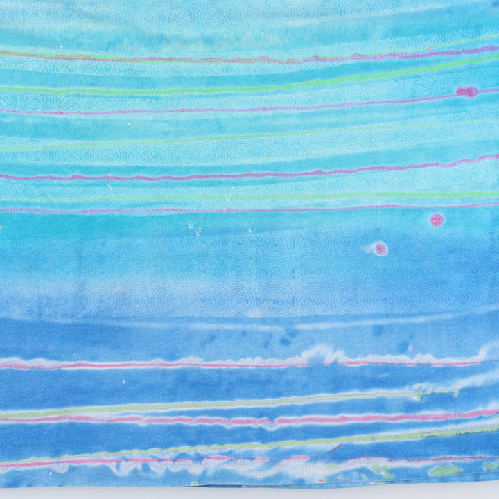 90'S PRO SPIRIT Tie-Dye Pattern Print T-Shirt, Men's XL (approx.), Vintage unclear Blue type light blue Vintage Second Hand