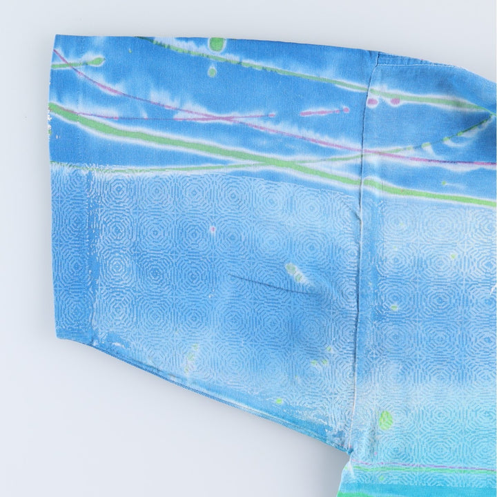 90'S PRO SPIRIT Tie-Dye Pattern Print T-Shirt, Men's XL (approx.), Vintage unclear Blue type light blue Vintage Second Hand