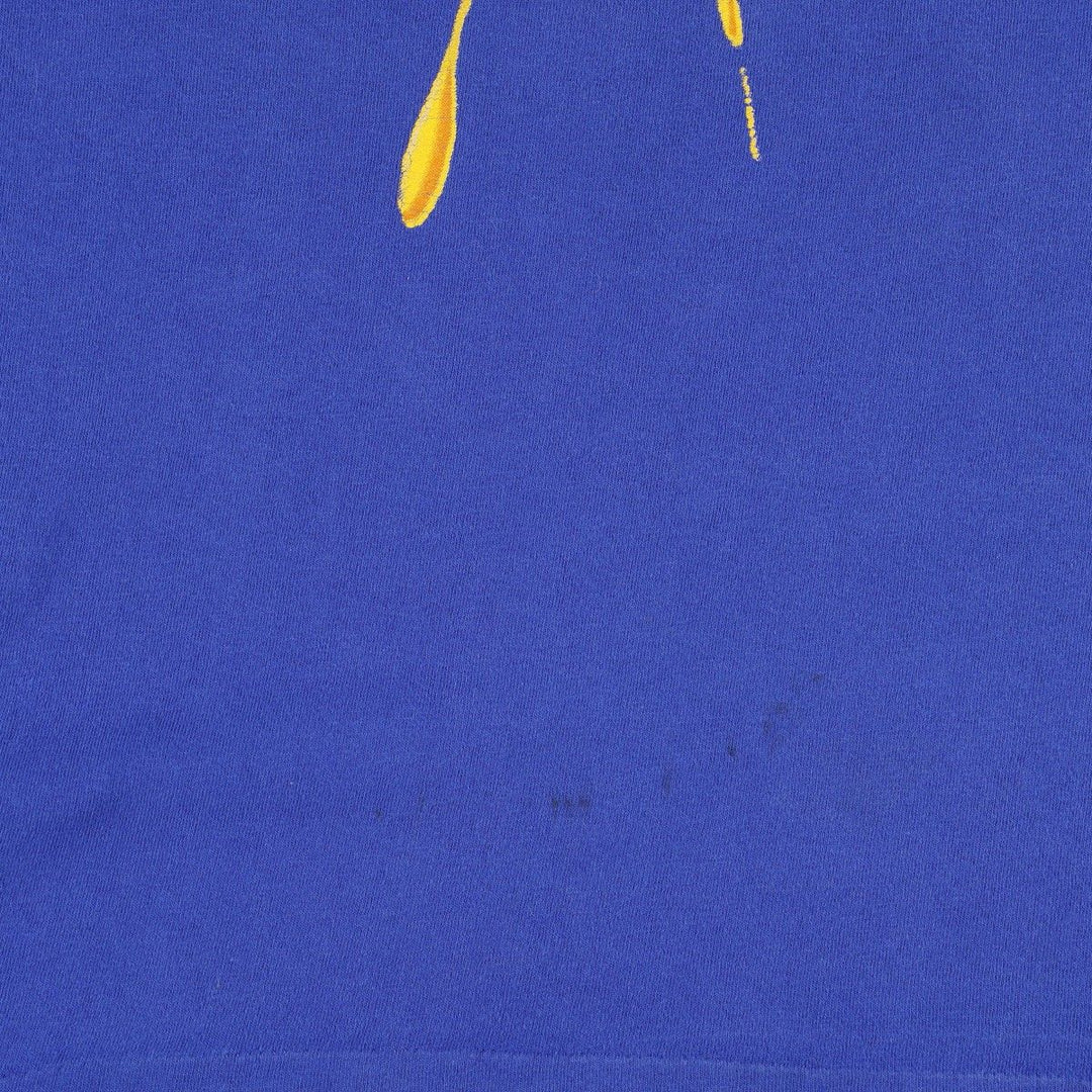 ~90'S BBS Smile Print T-Shirt, Made in USA, Men's Size L (Equivalent), Vintage cotton navy blue type Vintage Second Hand