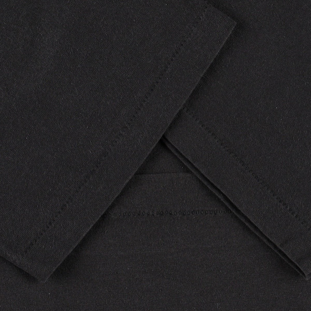 90s-era Fruit of the Loom BEST Bushido Kanji Print T-Shirt, Men's XL equivalent, Vintage cotton black type Vintage Second Hand