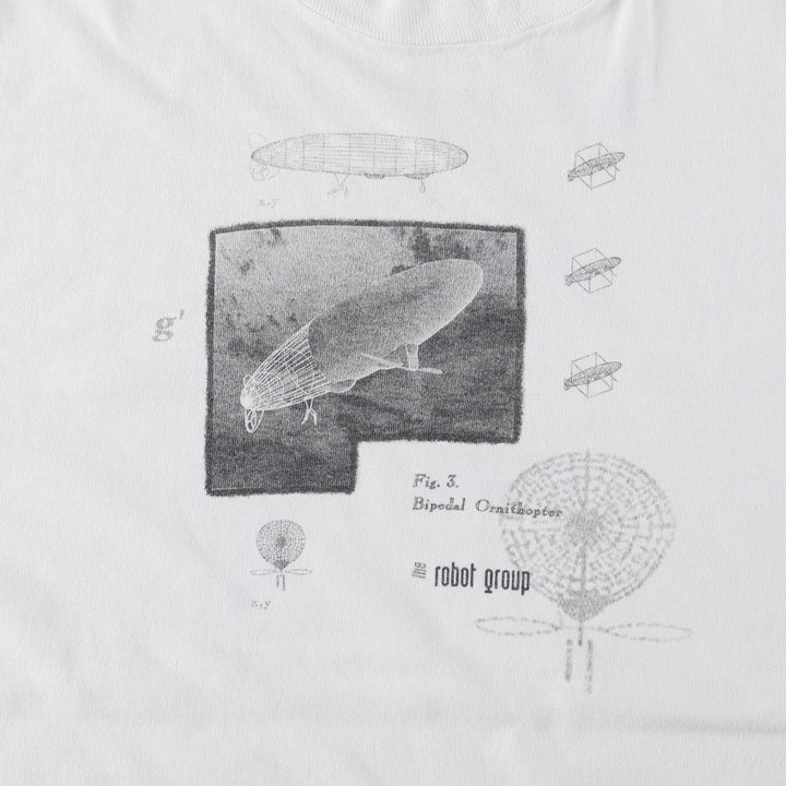 90'S Fruit of the Loom printed T-shirt, made in the USA, men's XL size, vintage cotton white type Vintage Second Hand