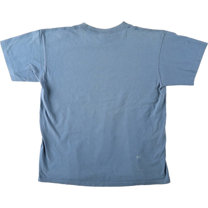 90'S ONEITA Bird Droppings Print T-Shirt, Men's Size L (approx.), Vintage cotton Blue type light blue Vintage Second Hand