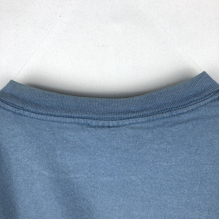 90'S ONEITA Bird Droppings Print T-Shirt, Men's Size L (approx.), Vintage cotton Blue type light blue Vintage Second Hand