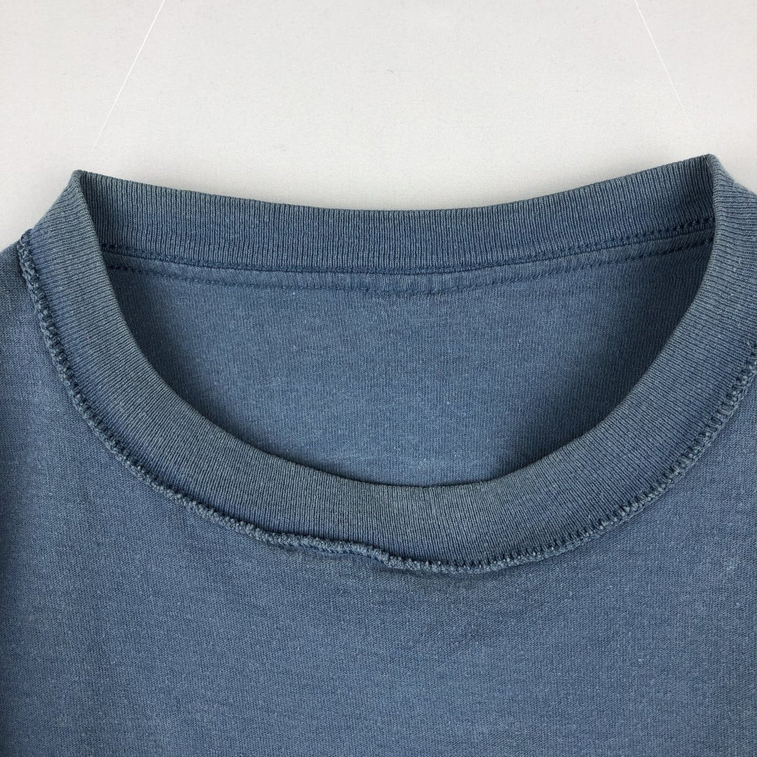 90'S ONEITA Bird Droppings Print T-Shirt, Men's Size L (approx.), Vintage cotton Blue type light blue Vintage Second Hand