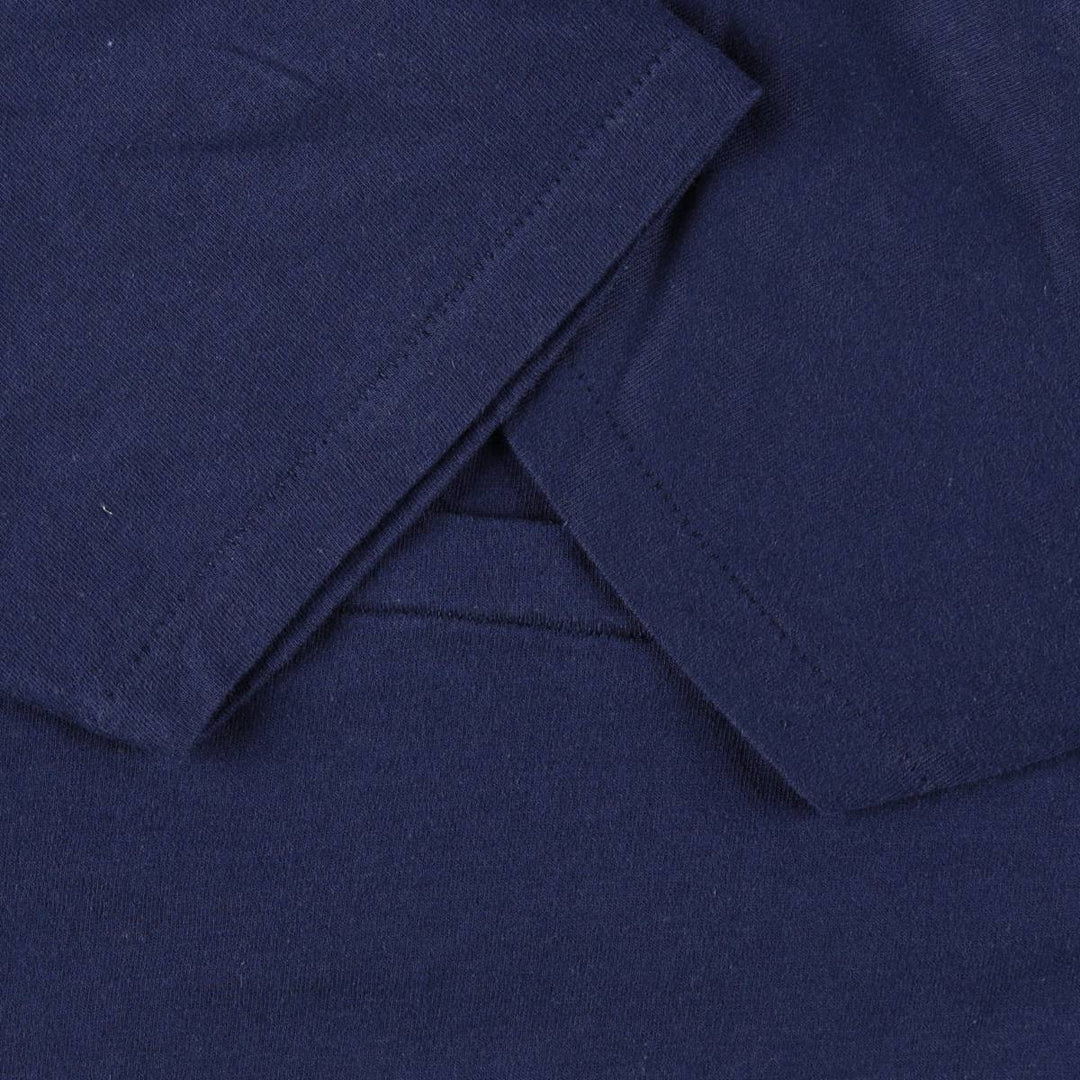 90'S Hanes BEEFY-T Print T-Shirt, Men's Size M (approx.), Vintage cotton navy blue type Vintage Second Hand