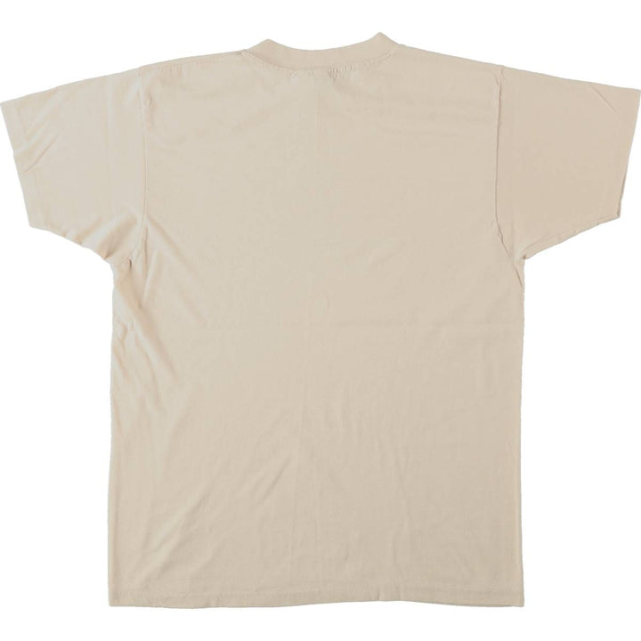 80s-90'S Hanes 50 cotton Beige type Vintage Second Hand